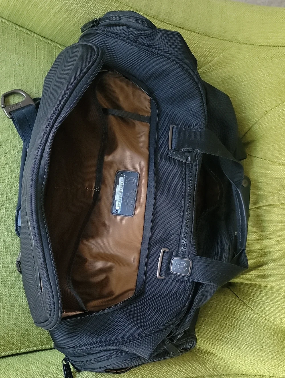 TUMI TECHBlack Men's Travel Duffel Bag with Shoulder Strap